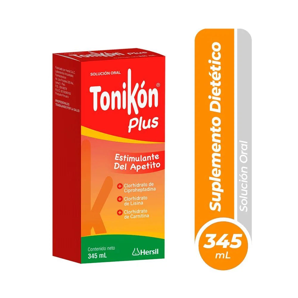 Tonikon Plus Solución Oral - Frasco 345 mL
