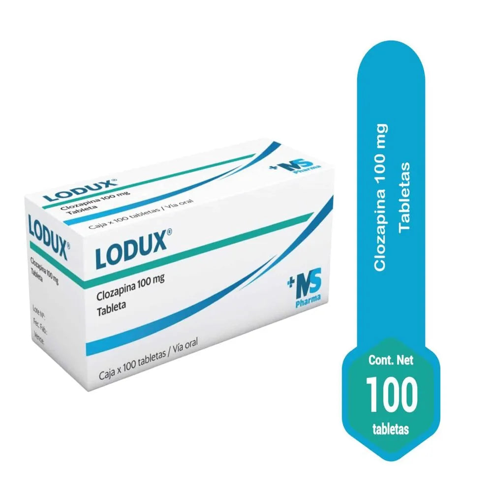 Clozapina 100 Mg (Lodux) x 100 TAB