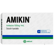 Amikin 1000mg/4mL Solución Inyectable