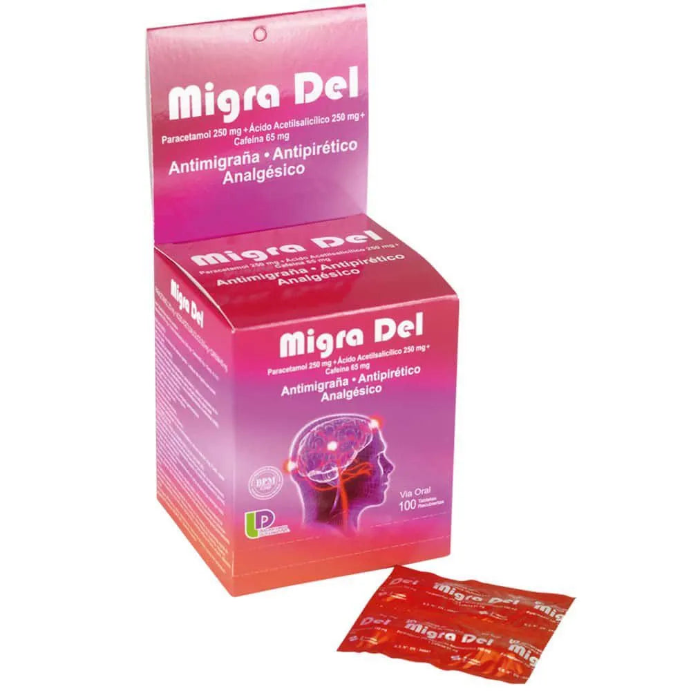 Migra Del 250 Mg+250 Mg+65 Mg Tableta