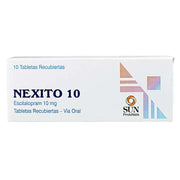 Nexito 10mg Tab cajax10unid
