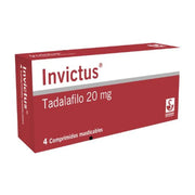 Invictus 20 mg x 4 Comprimidos Masticables