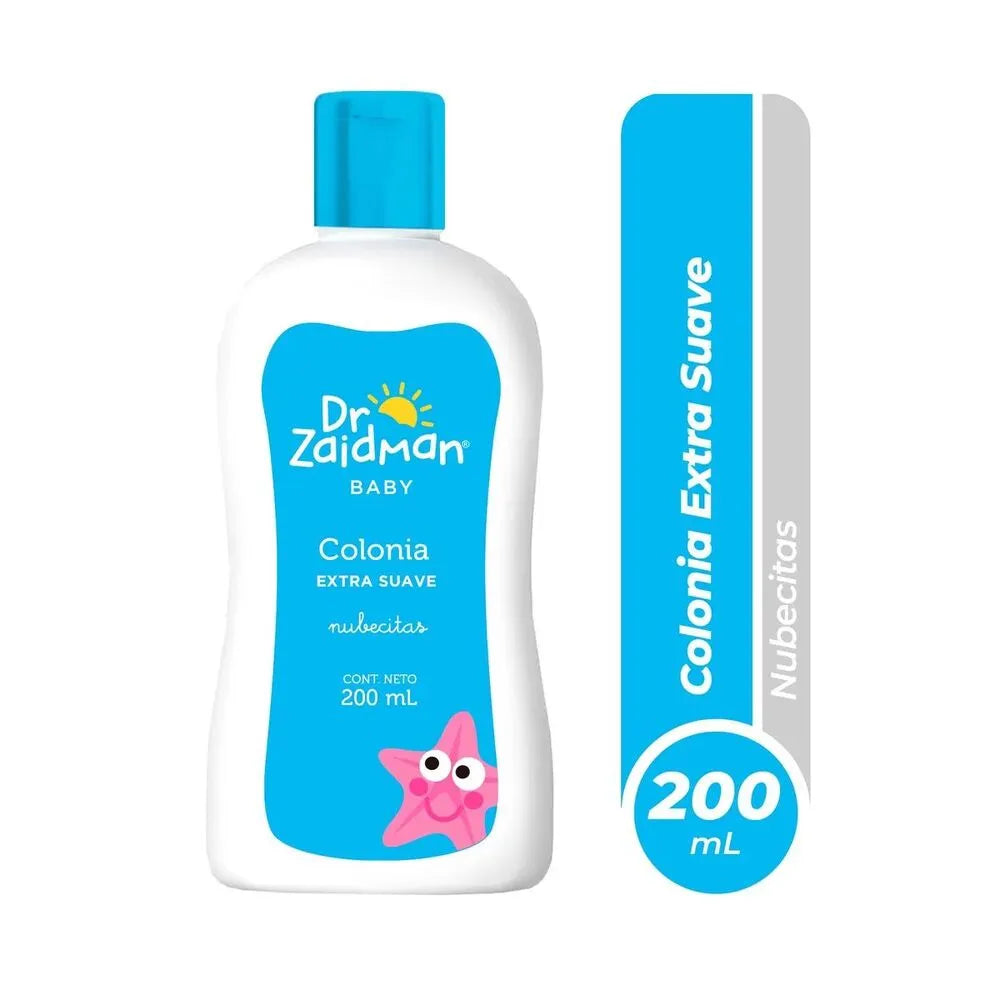 Colonia Bebé Dr Zaidman Nubecitas Extra Suave Envase 200 mL