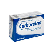 Carbocalcio 1250 mg + 400 UI Cápsulas Blandas