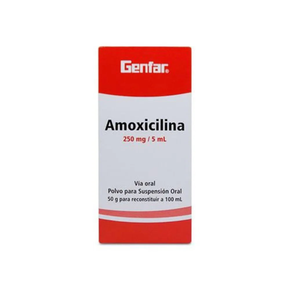 Amoxicilina 250 mg x 100 ml