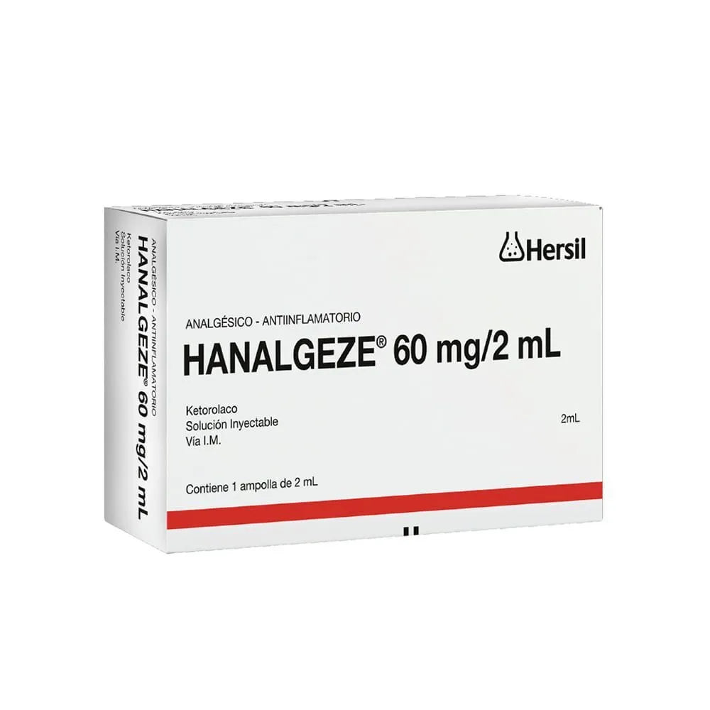 Hanalgeze 60 mg /2 ml Solución Inyectable
