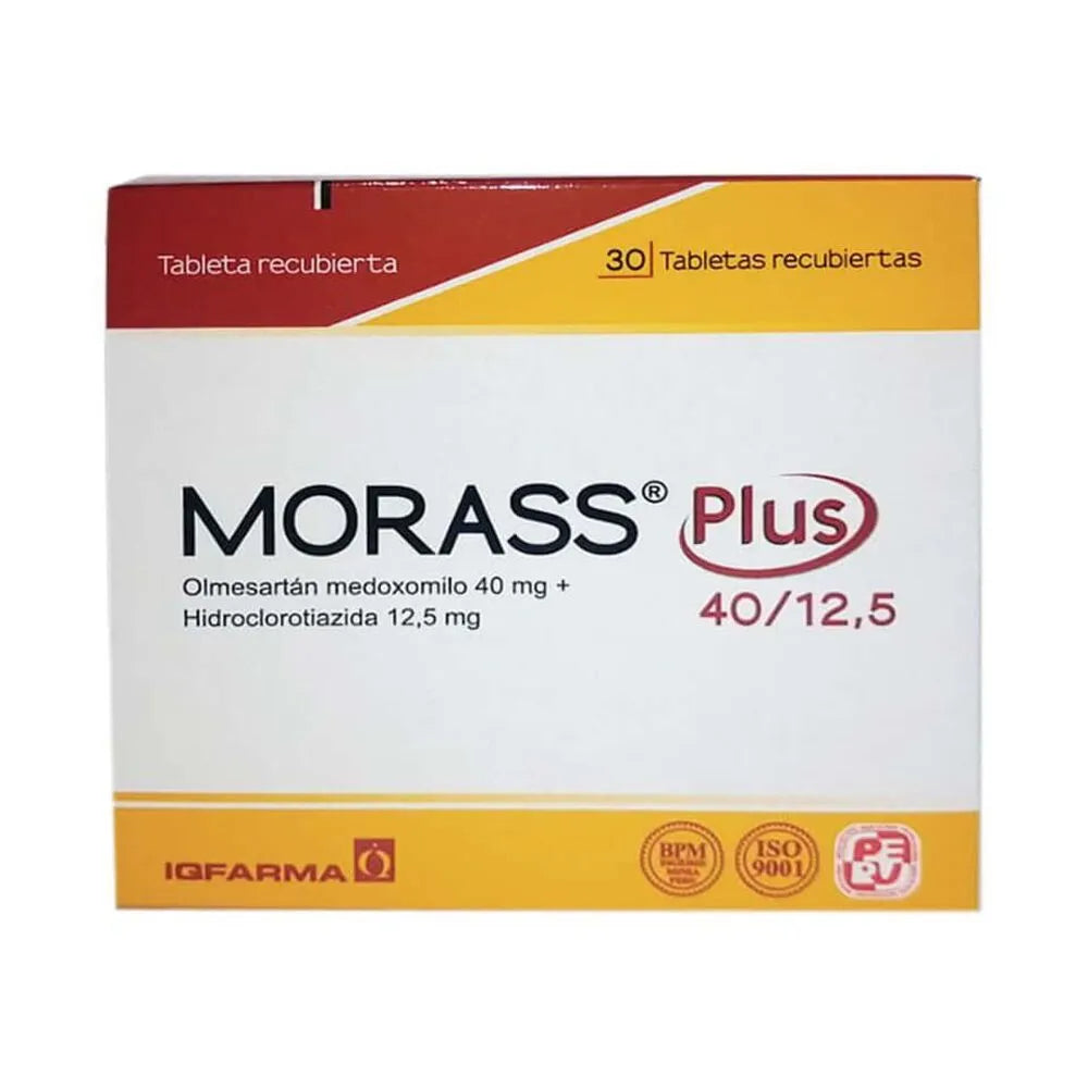 Morass Plus 40-12.5mg Tableta Recubierta