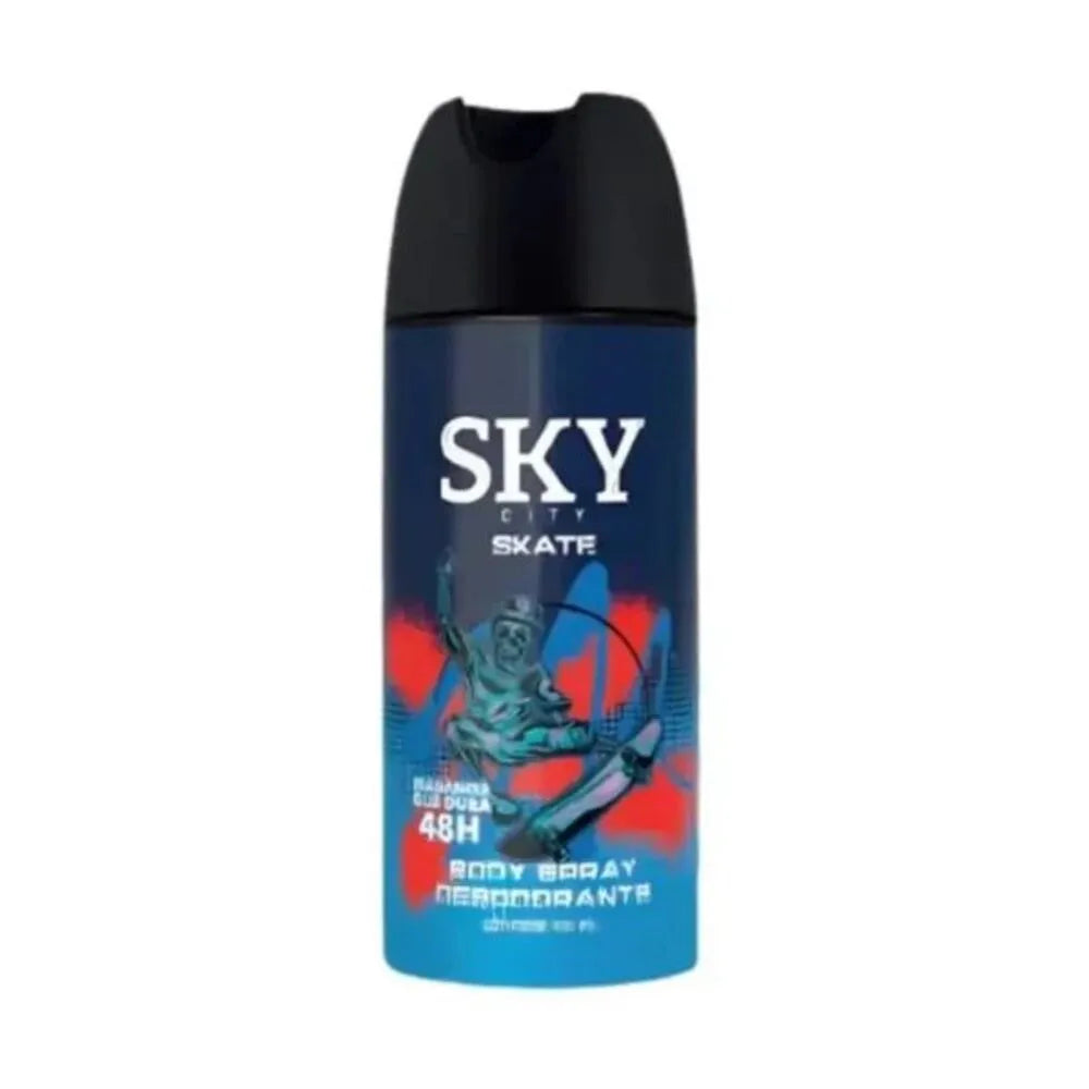 Sky city desodorante body spray x 150 ml teens skate