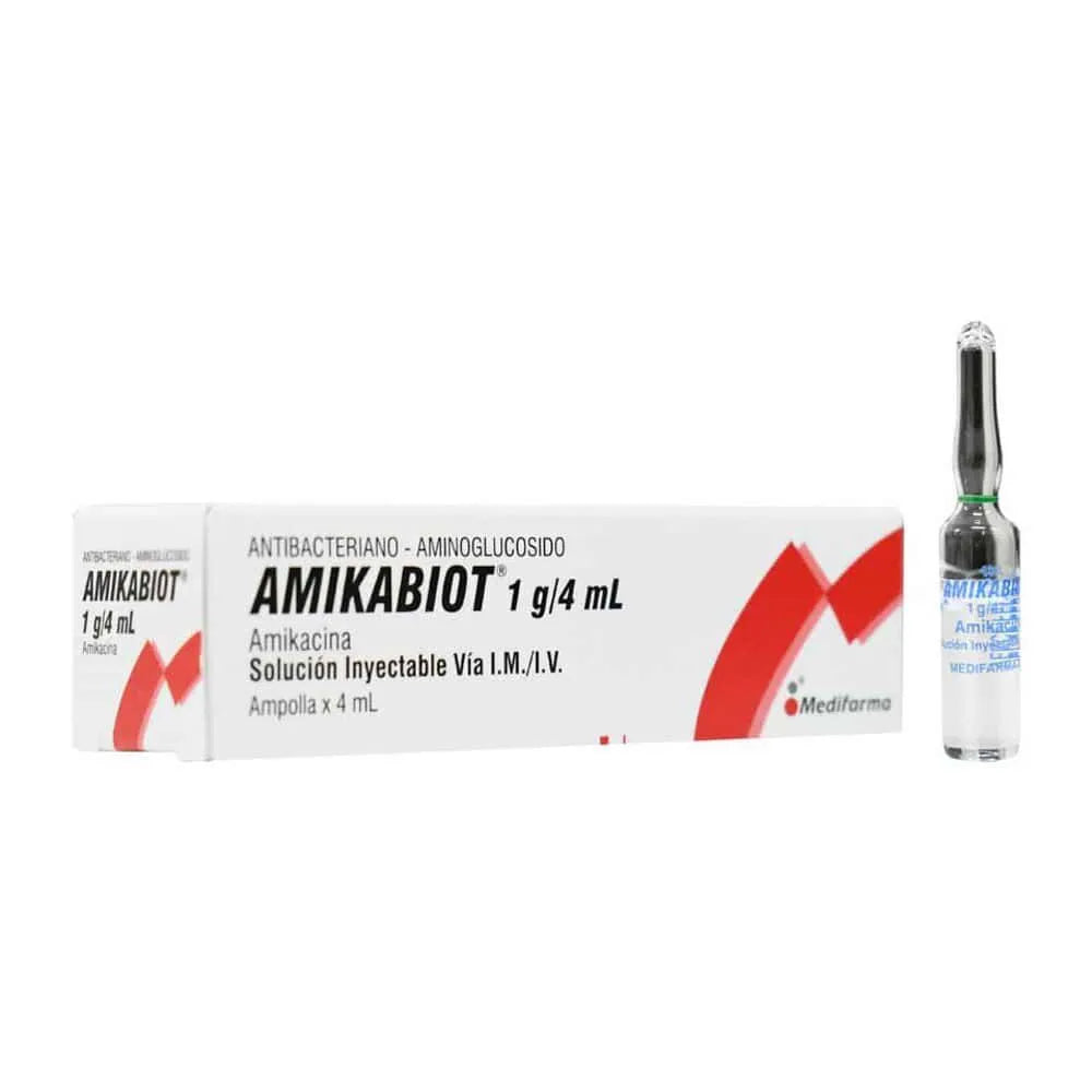 Amikabiot 1g/4ml Solución inyectable