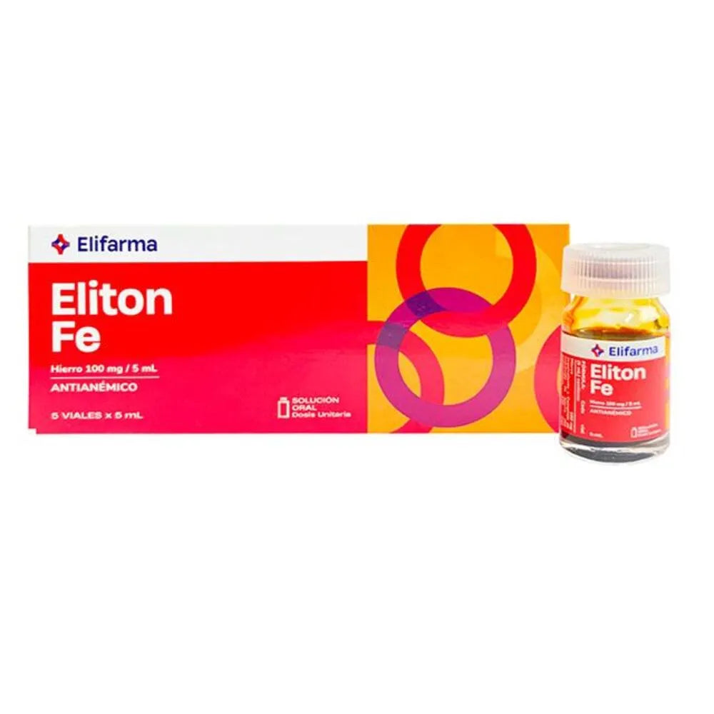ELITON FE 100MG/5ML X 5AMP BEB