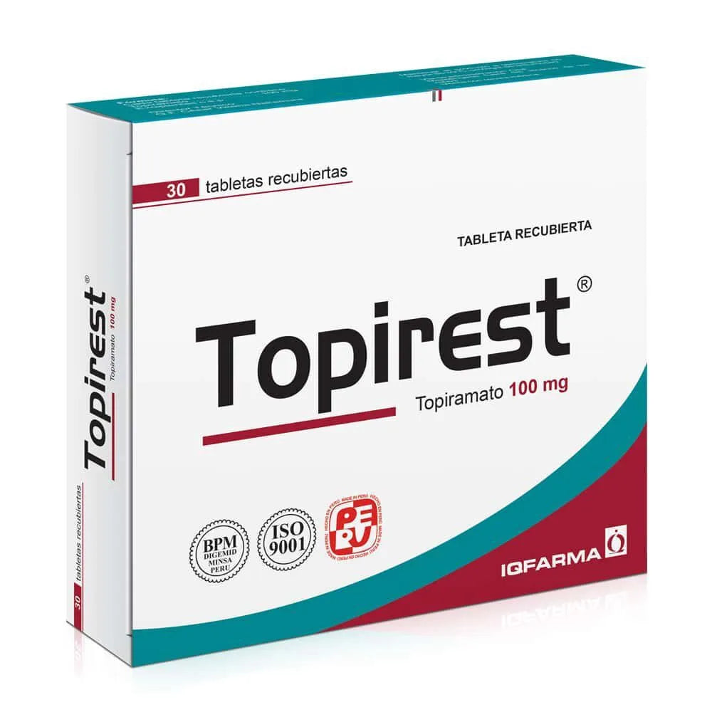 Topirest 100mg Tableta Recubierta