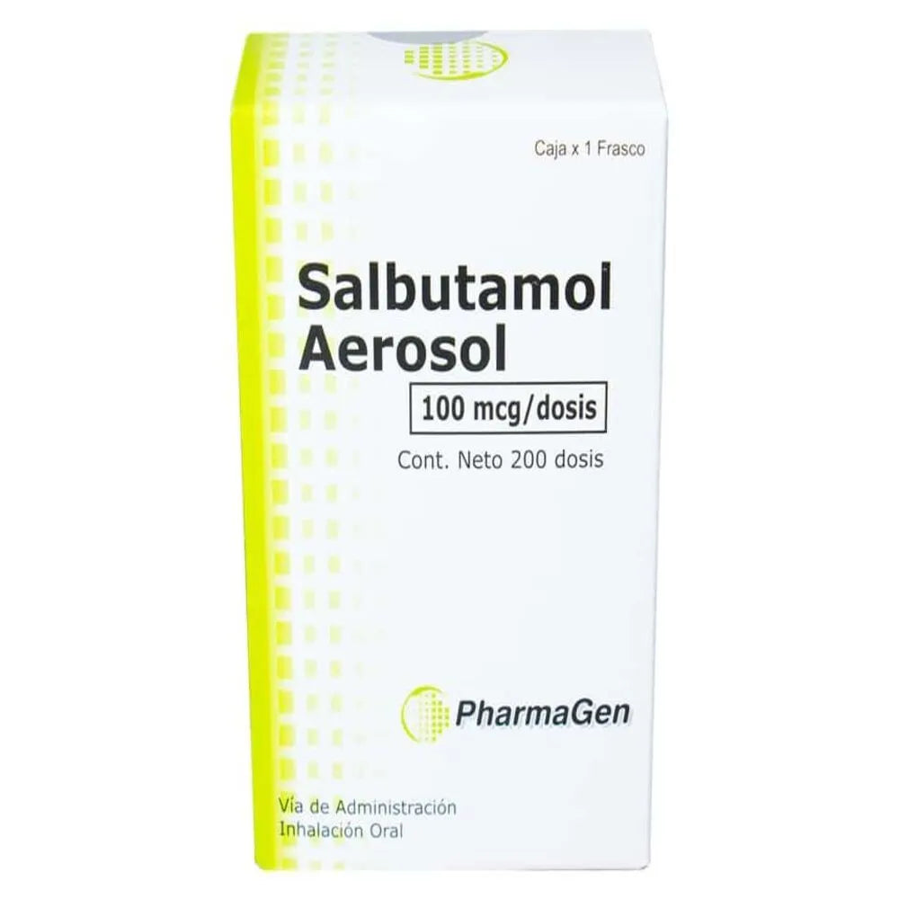Salbutamol Phg 100 mcg Inhalador - Frasco 200 Dss