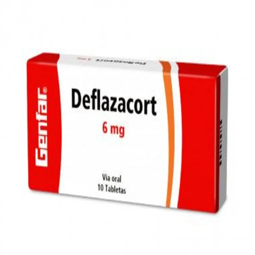 Deflazacort 6mg x 10 Tabletas
