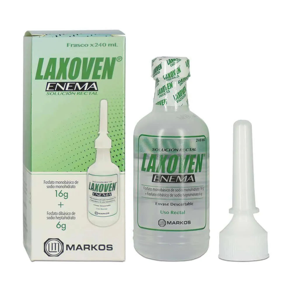 Laxoven Enema 16g/6g Solución rectal