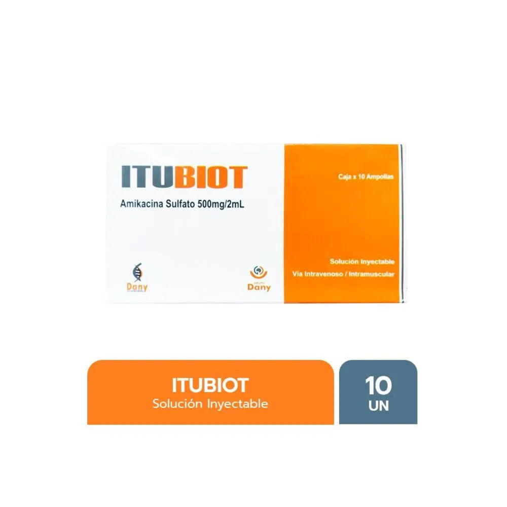 Itubiot F 500mg/2ml Solucion Inyectable