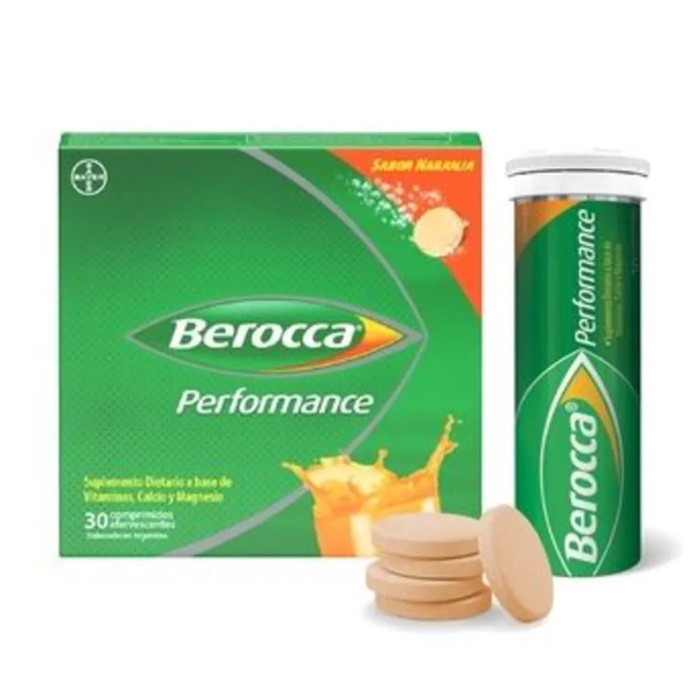 Berocca Perfomance Comprimidos Efervescentes - Tubo 10 und