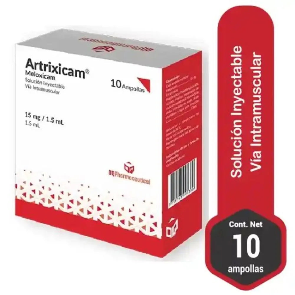 Artrixicam 15 mg – Caja x 10 amp