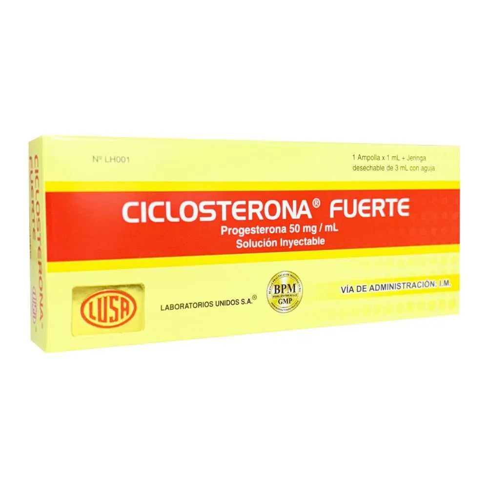 Ciclosterona Fuerte 50 mg/ml Solución Inyectable