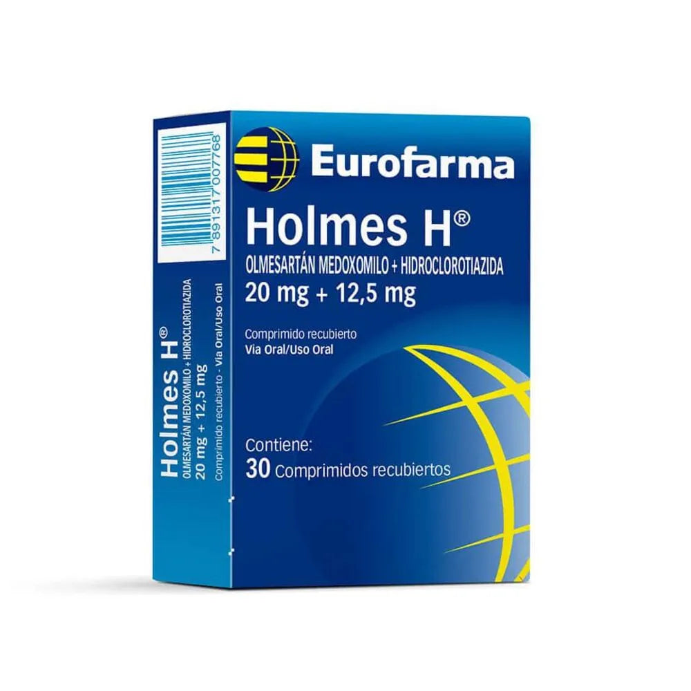 Holmes H 20-12.5 Mg Comprimido Recubierto - Caja 30 und
