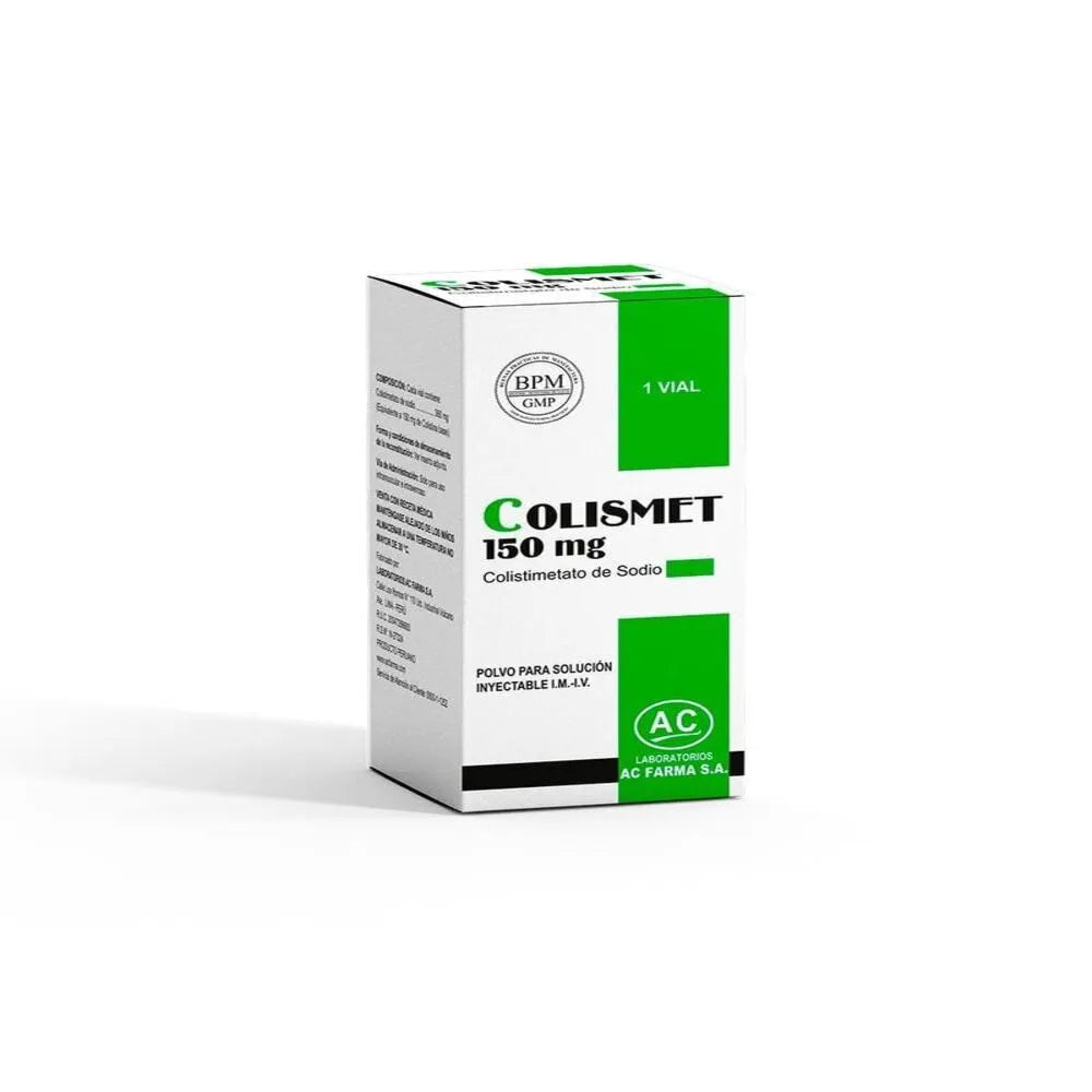 Colismet 150 mg Polvo para Solución Inyectable Vial 1 und