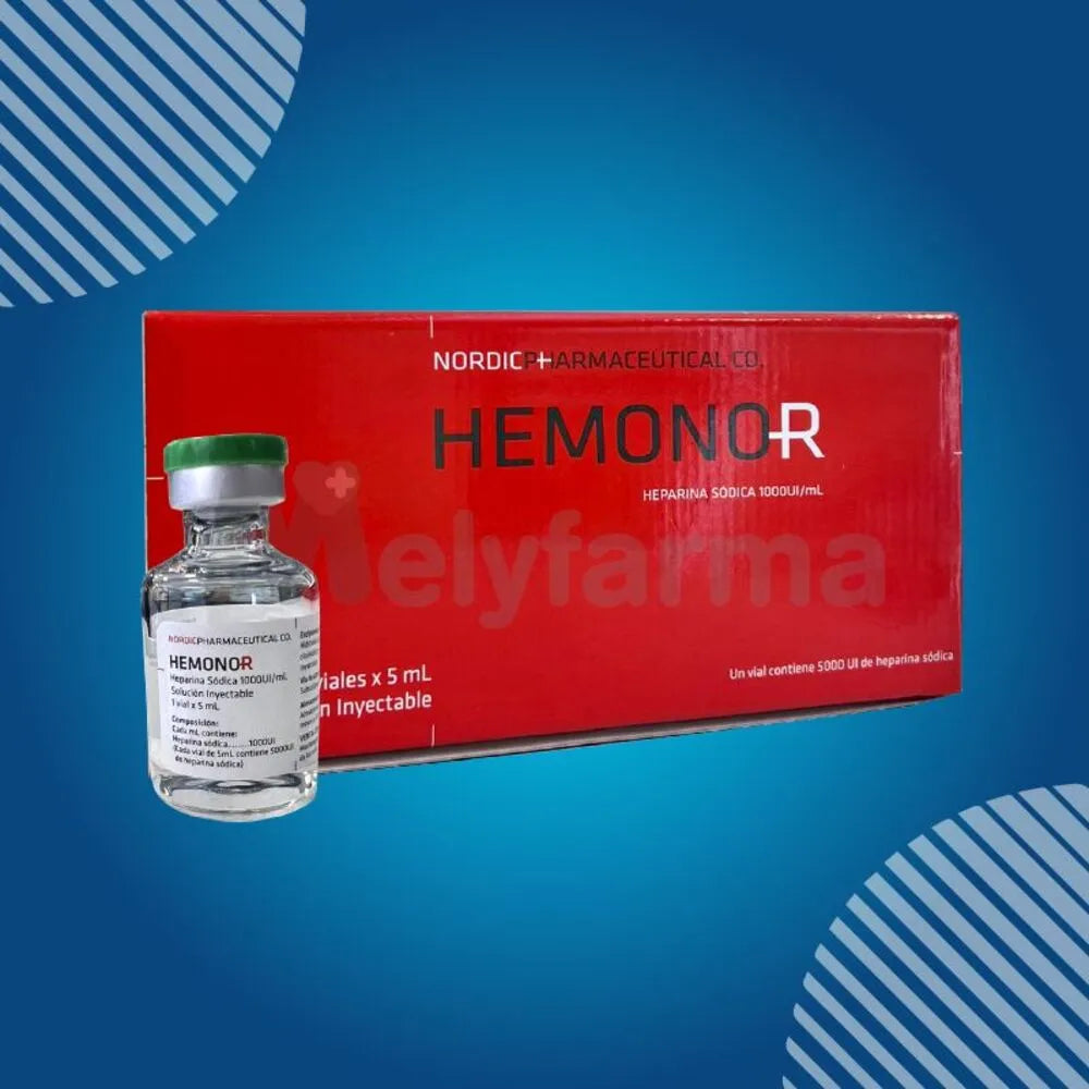 Heparina Sódica 5000 Ui/ml x 5 ml – Nordic