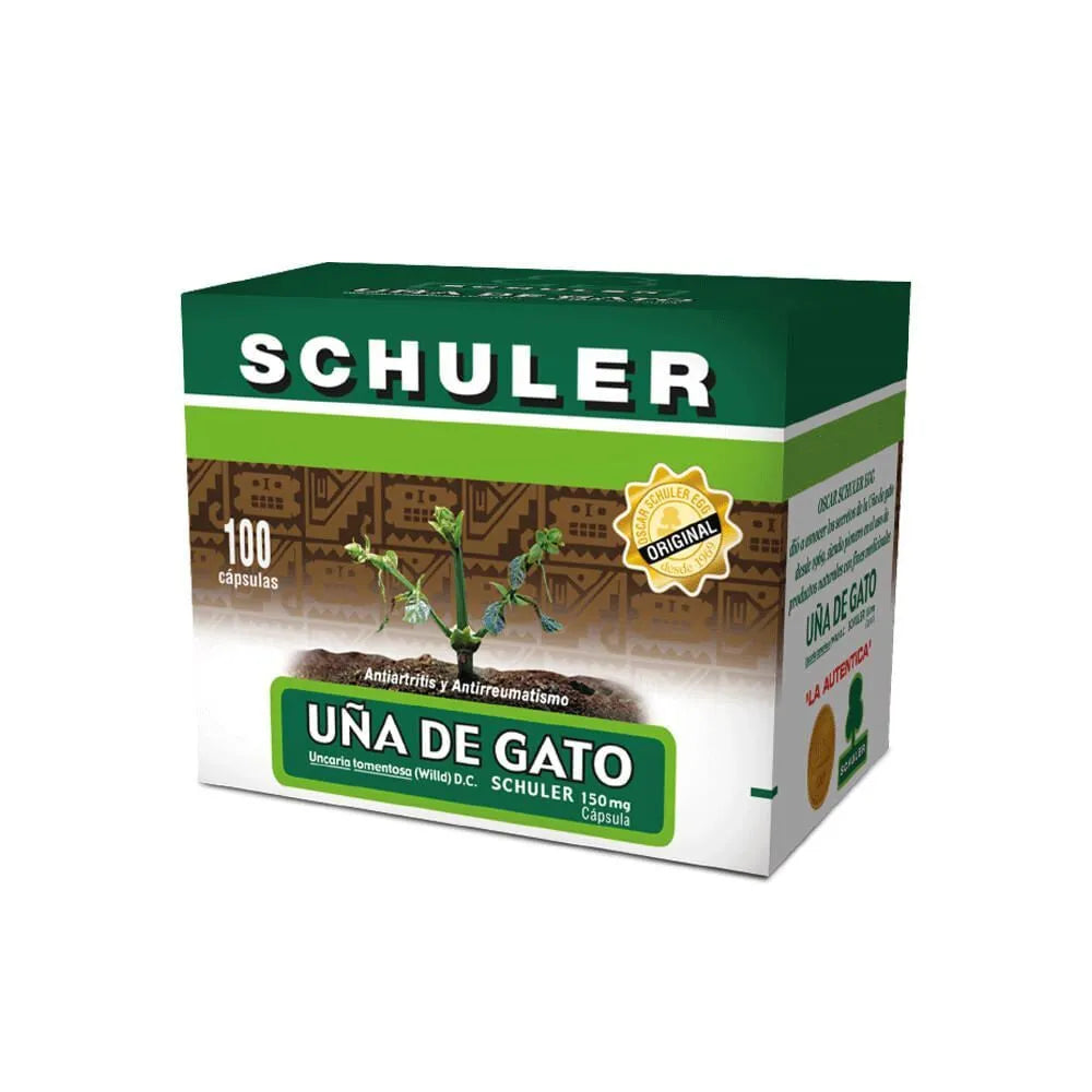 Schuler Uña de Gato 150 mg Cápsulas
