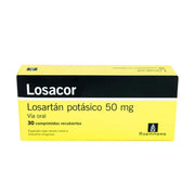 Losacor 50mg Comprimido Recubierto - Caja 30 unid