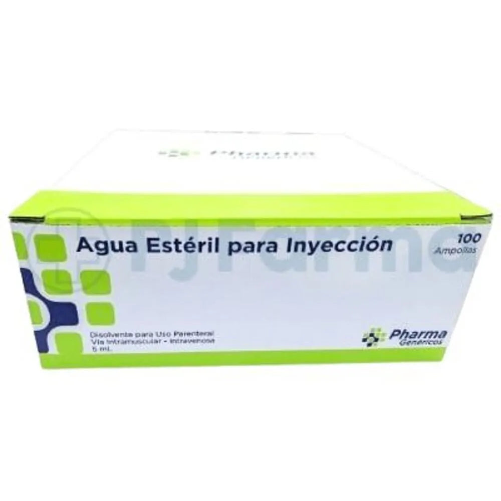 Agua Estéril Para Inyección 5ml