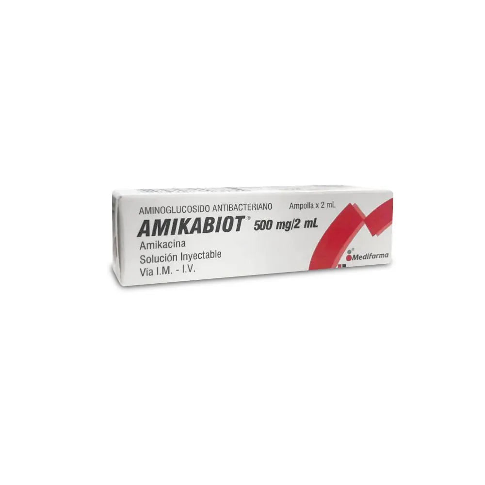 Amikabiot 500 mg/2 ml Solución Inyectable