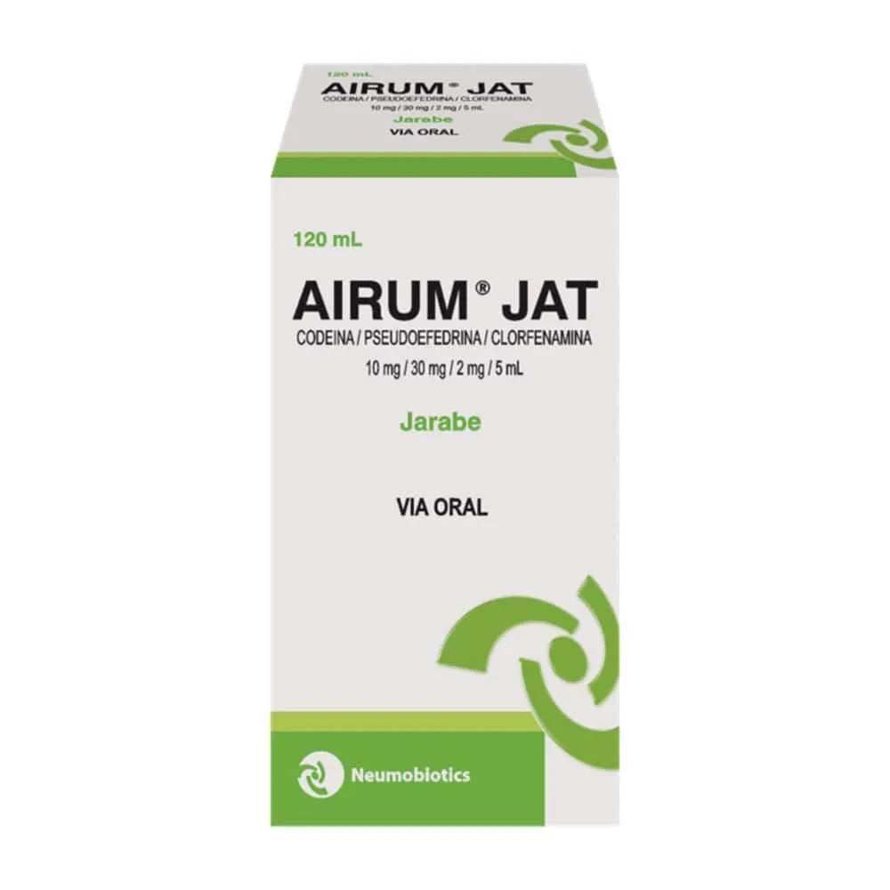 Airum Jat (10 Mg + 30 Mg + 2 Mg)/5 Ml Jarabe - Frasco 120 ml