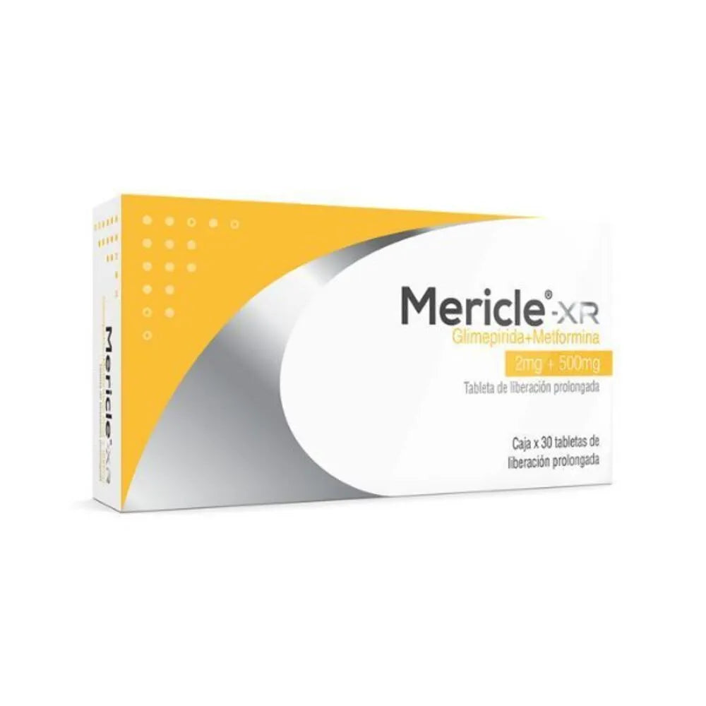 Mericle XR 2mg+500mg Tableta de liberacion