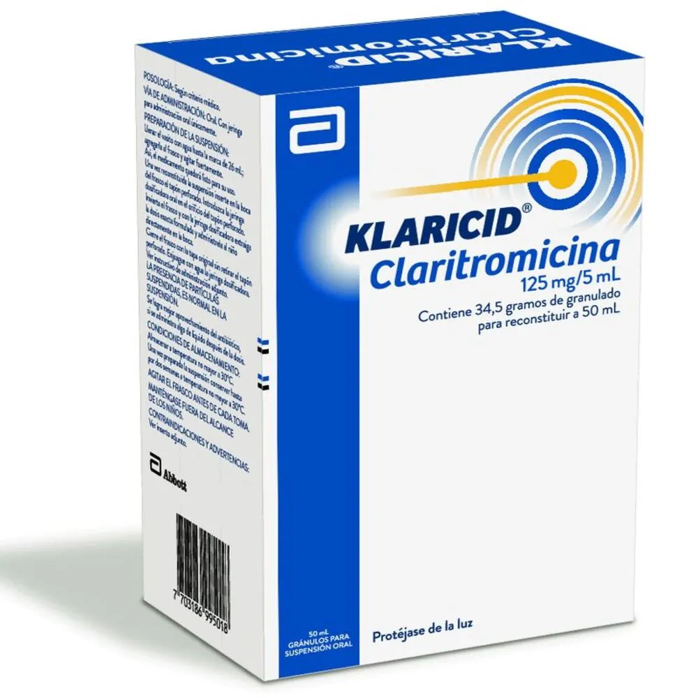 KLARICID GRAN\FCO125x50ML