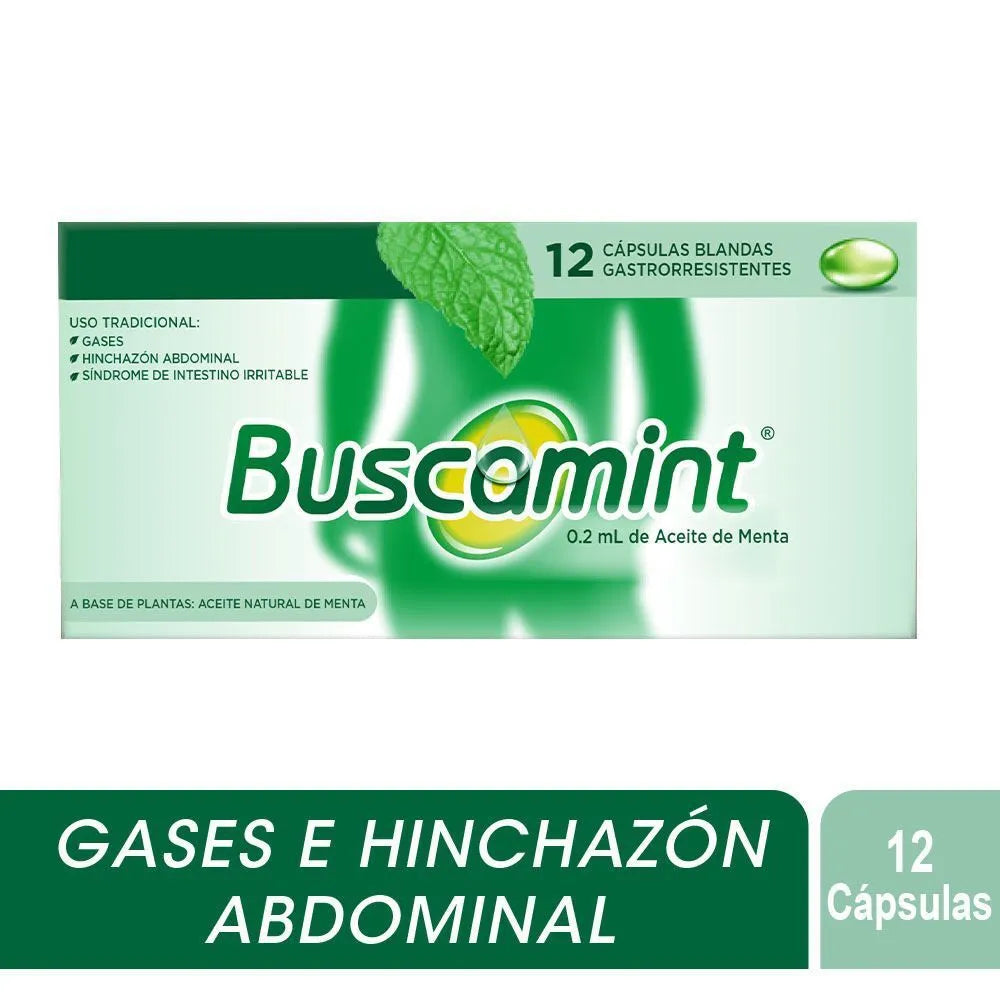 Buscamint Cápsula Blanda Gastrorresistente