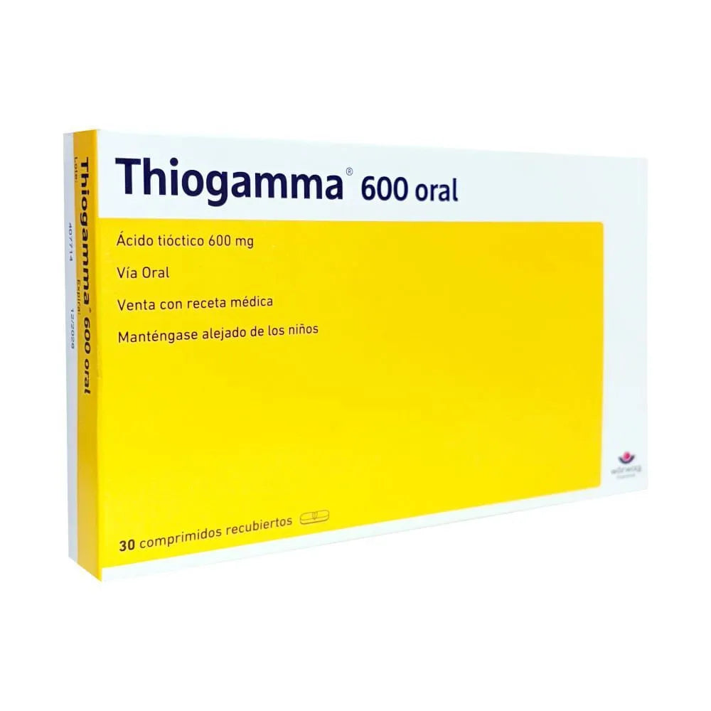Thiogamma 600 mg Comprimidos Recubiertos