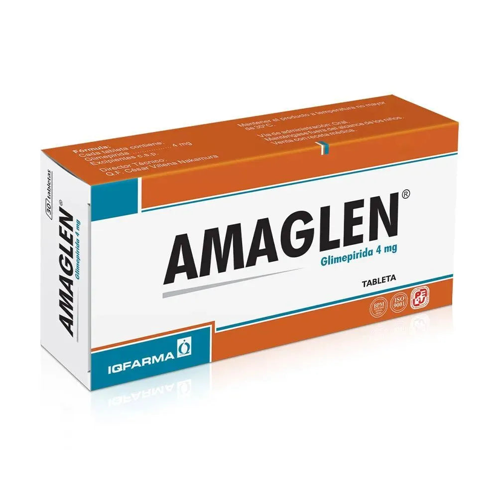 Amaglen 4 mg Tabletas