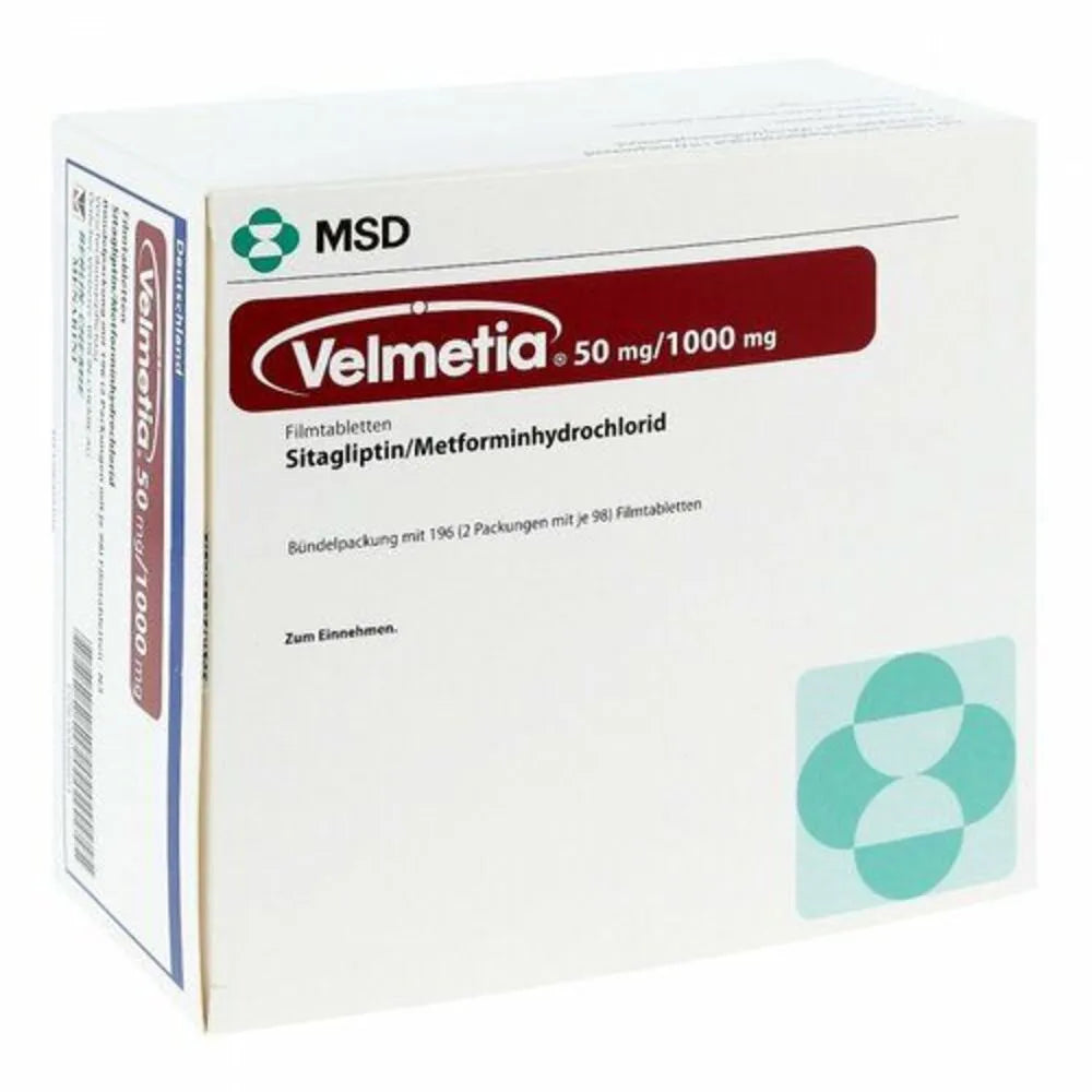 Velmetia 50mg/1000mg Filmtabletten