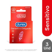 Preservativos Durex Sensitivo Delgado