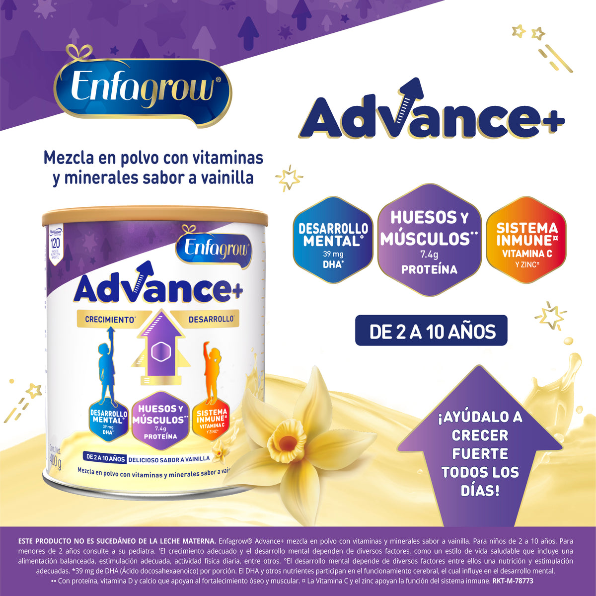 Enfagrow Advance+ Sabor Vainilla 400g