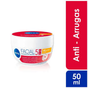 Crema Facial 5 en 1 Nivea Cuidado Anti-arrugas