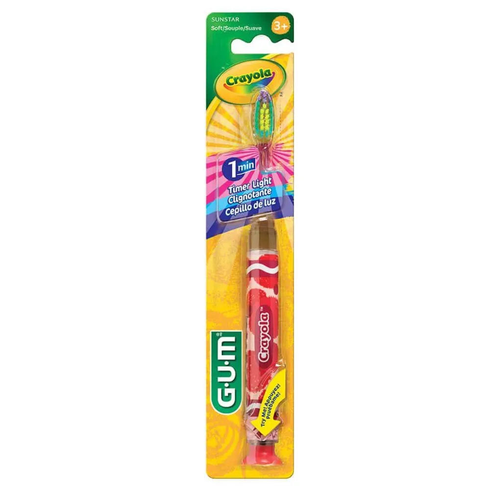 Cepillo Dental GUM Crayola Light Up 3+ Años