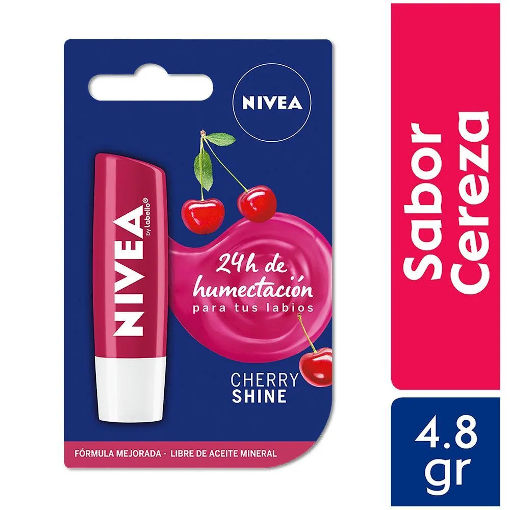 Protector Labial Nivea Cereza x 4.8 g