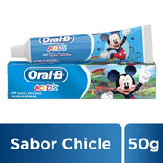 Crema Dental Kids Oral-B Mickey Sabor Chicle – Tubo 50 gr