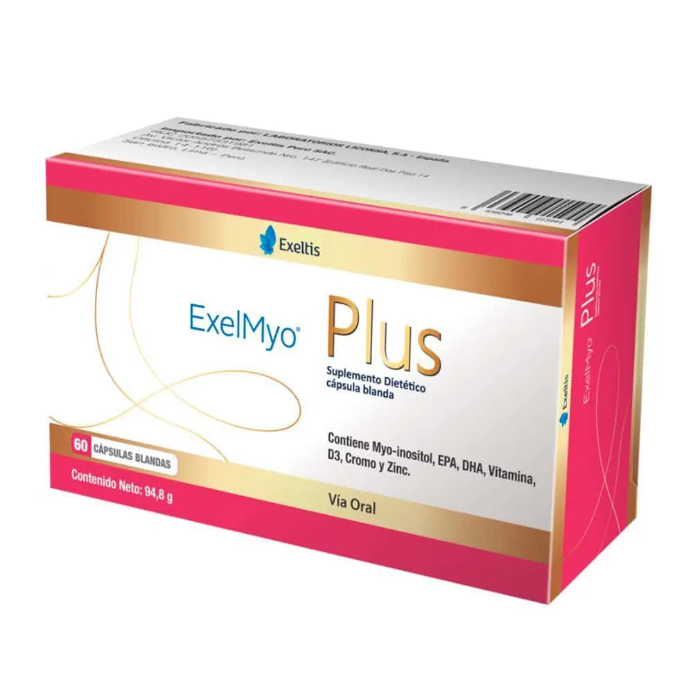 Exelmyo Plus Cápsula Blanda - Caja 60 und