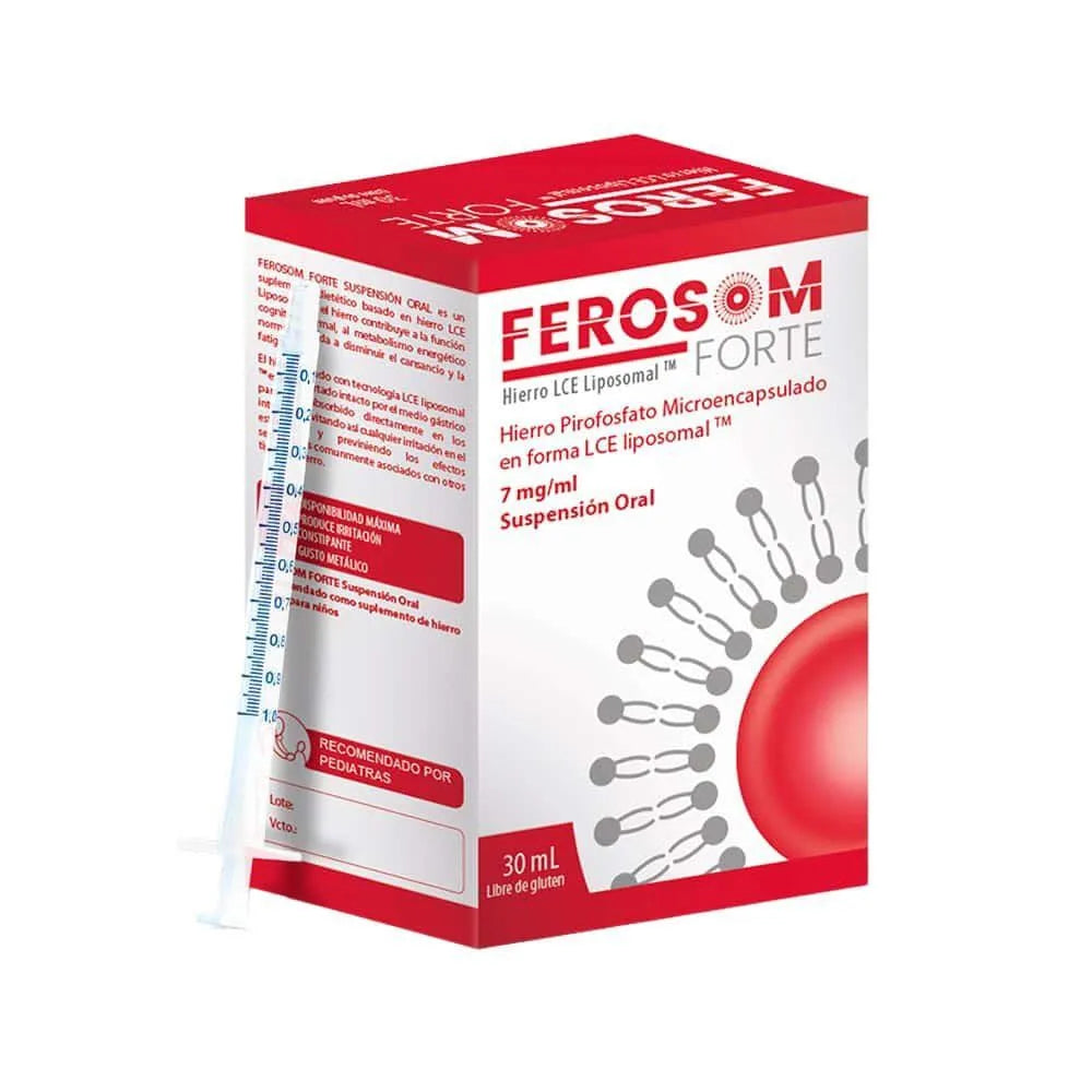 Ferosom Forte 7mg/ml Suspensión Oral