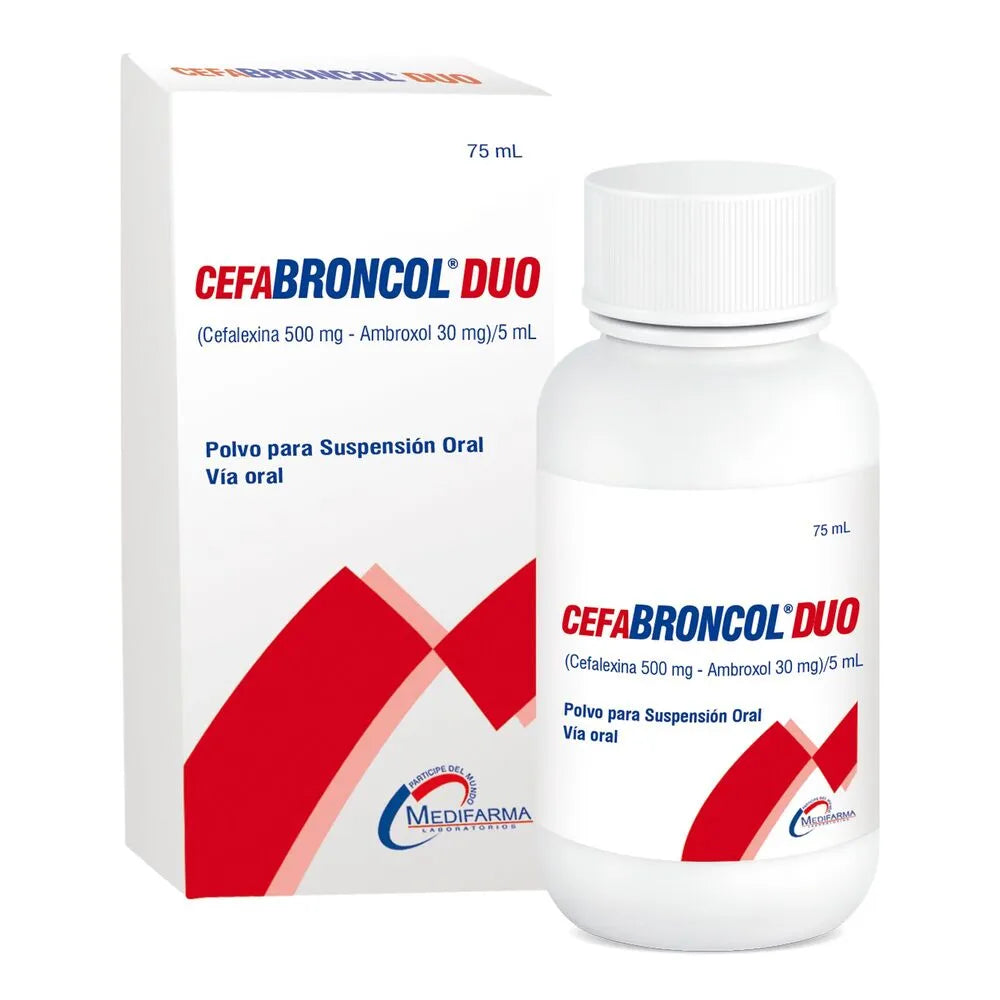 Cefabroncol Duo - Frasco 75 Ml Suspensión Oral