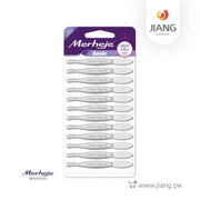 Merheje Pinza Recta Depiladora Basic x 12 unidades