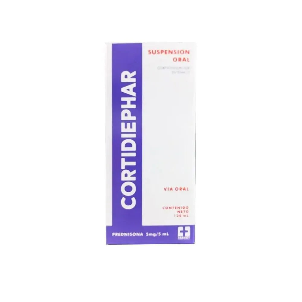Cortidiephar 5MG/5ML Jarabe – Frasco 120 ML