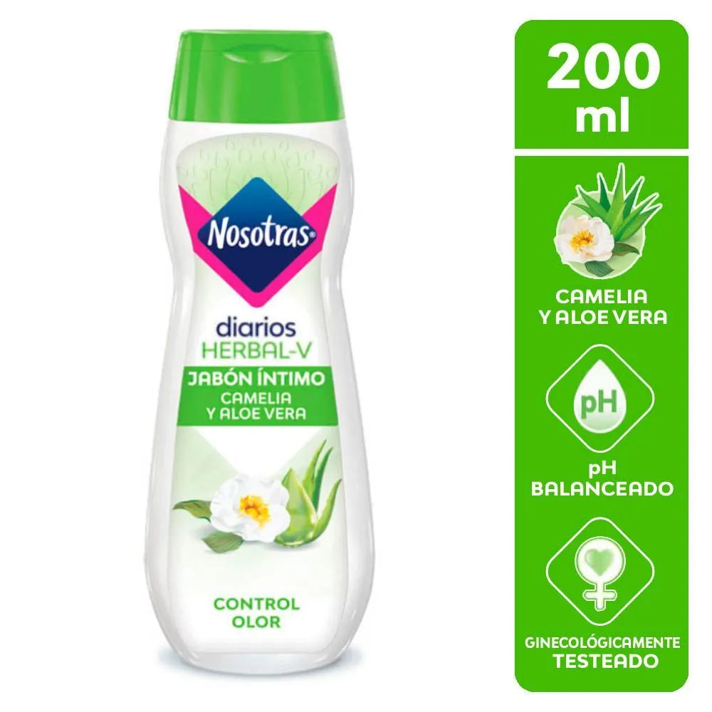 Jabón Íntimo Nosotras Herbal 200 ml