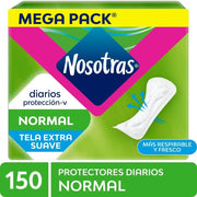 Protectores Diarios Nosotras Normal x 150 Un