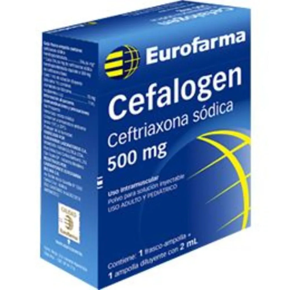 CEFALOGEN 500 MG IM AMPOLLA